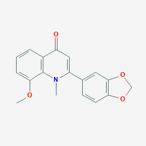 2-(1,3-benzodioxol-5-yl)-8-methoxy-1-methyl-4(1H)-quinolinone