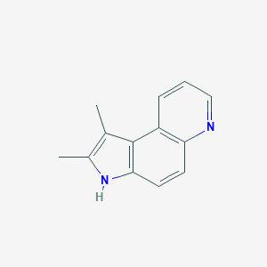 molecular formula C13H12N2 B373719 1,2-dimethyl-3H-pyrrolo[3,2-f]quinoline 