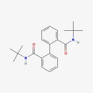molecular formula C22H28N2O2 B3737414 {N},{N}'-DI-{TERT}-BUTYLBIPHENYL-2,2'-DICARBOXAMIDE 