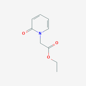 molecular formula C9H11NO3 B373773 N-ethoxycarbonylmethyl-2-pyridone CAS No. 80056-43-5