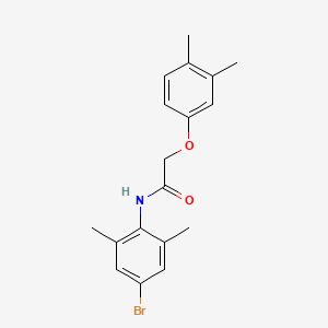 molecular formula C18H20BrNO2 B3737960 N-(4-bromo-2,6-dimethylphenyl)-2-(3,4-dimethylphenoxy)acetamide 