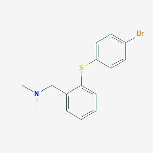 N-{2-[(4-bromophenyl)sulfanyl]benzyl}-N,N-dimethylamine