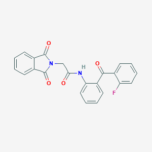 2-(1,3-dioxo-1,3-dihydro-2H-isoindol-2-yl)-N-[2-(2-fluorobenzoyl)phenyl]acetamide