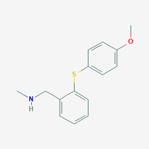 N-{2-[(4-methoxyphenyl)sulfanyl]benzyl}-N-methylamine