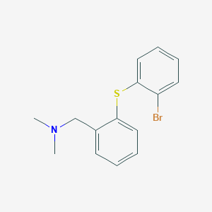 N-{2-[(2-bromophenyl)sulfanyl]benzyl}-N,N-dimethylamine