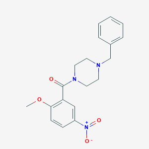 1-Benzyl-4-{5-nitro-2-methoxybenzoyl}piperazine