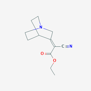 Ethyl 1-azabicyclo[2.2.2]oct-3-ylidene(cyano)acetate