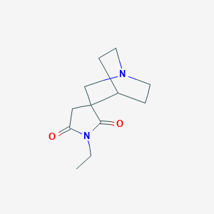 1-Ethyl-spiro(pyrrolidine-3,3'-quinuclidine)-2,5-dione