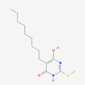 2-(Methylsulfanyl)-5-nonyl-4,6-pyrimidinediol