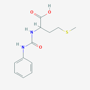 molecular formula C12H16N2O3S B373892 N-(anilinocarbonyl)(methyl)homocysteine 
