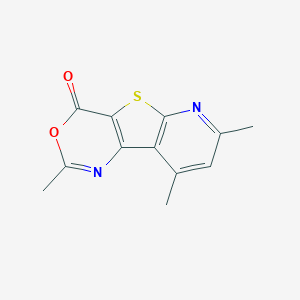 2,7,9-trimethyl-4H-pyrido[3',2':4,5]thieno[3,2-d][1,3]oxazin-4-one