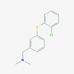N-{3-[(2-chlorophenyl)sulfanyl]benzyl}-N,N-dimethylamine