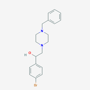 2-(4-Benzyl-1-piperazinyl)-1-(4-bromophenyl)ethanol