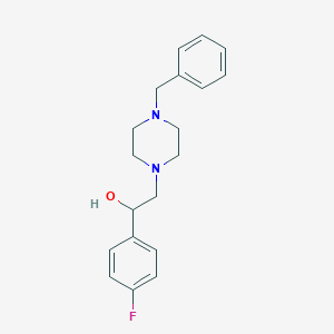 2-(4-Benzyl-1-piperazinyl)-1-(4-fluorophenyl)ethanol