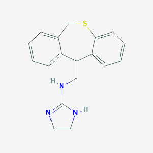 molecular formula C18H19N3S B373942 N-(6,11-dihydrodibenzo[b,e]thiepin-11-ylmethyl)-N-(4,5-dihydro-1H-imidazol-2-yl)amine 