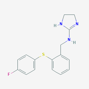 N-(4,5-dihydro-1H-imidazol-2-yl)-N-{2-[(4-fluorophenyl)sulfanyl]benzyl}amine