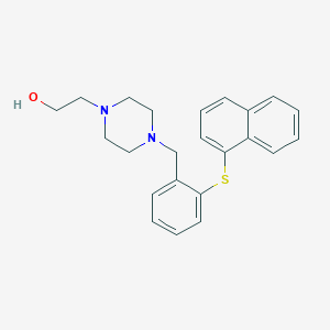 2-{4-[2-(1-Naphthylsulfanyl)benzyl]-1-piperazinyl}ethanol