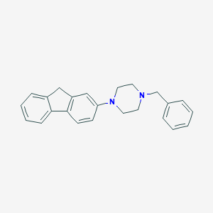 molecular formula C24H24N2 B373967 1-benzyl-4-(9H-fluoren-2-yl)piperazine 