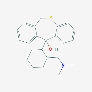 11-[2-[(dimethylamino)methyl]cyclohexyl]-6H-benzo[c][1]benzothiepin-11-ol