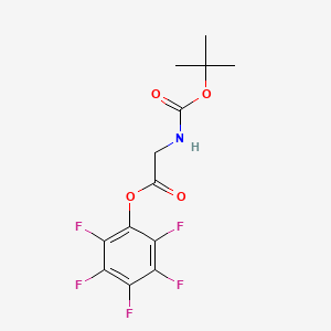 molecular formula C13H12F5NO4 B3739717 Penta-fluorophenyl boc-glycinate 