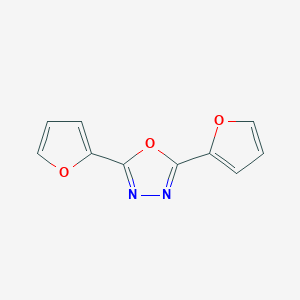 molecular formula C10H6N2O3 B374008 2,5-Di(2-furyl)-1,3,4-oxadiazole 