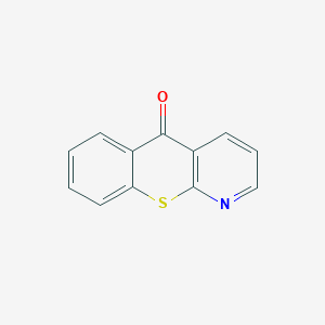 molecular formula C12H7NOS B374022 Thiochromeno[2,3-b]pyridin-5-one CAS No. 5698-68-0