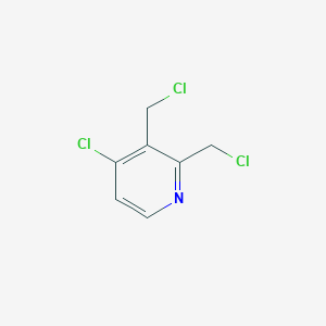 molecular formula C7H6Cl3N B037404 4-Chloro-2,3-bis(chloromethyl)pyridine CAS No. 1211540-02-1
