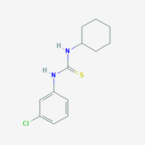 molecular formula C13H17ClN2S B374040 N-(3-chlorophenyl)-N'-cyclohexylthiourea 