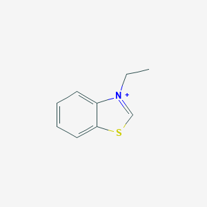 molecular formula C9H10NS+ B374073 3-Ethyl-1,3-benzothiazol-3-ium CAS No. 45861-85-6