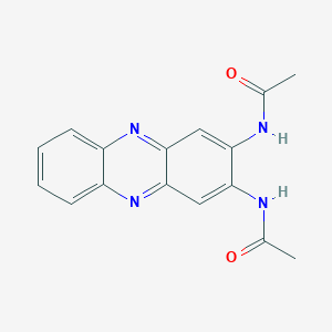 molecular formula C16H14N4O2 B374080 N-(3-acetamidophenazin-2-yl)acetamide CAS No. 4569-76-0