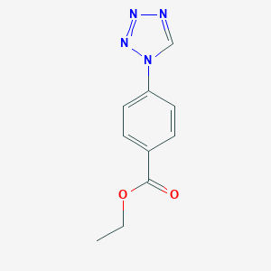 molecular formula C10H10N4O2 B374181 ethyl 4-(1H-tetrazol-1-yl)benzoate CAS No. 357159-60-5