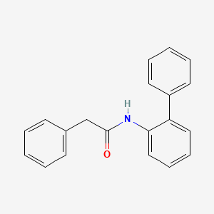 molecular formula C20H17NO B3743558 N-(biphenyl-2-yl)-2-phenylacetamide 