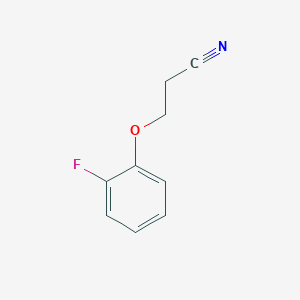 B037436 3-(2-Fluorophenoxy)propanenitrile CAS No. 111140-91-1