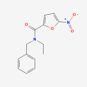molecular formula C14H14N2O4 B3743610 N-benzyl-N-ethyl-5-nitrofuran-2-carboxamide 
