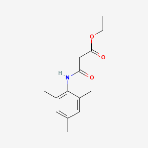 molecular formula C14H19NO3 B3743725 Ethyl 3-oxo-3-(2,4,6-trimethylanilino)propanoate 