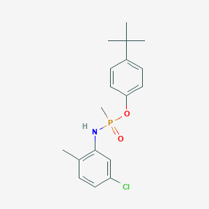 molecular formula C18H23ClNO2P B3743968 N-[(4-tert-butylphenoxy)-methylphosphoryl]-5-chloro-2-methylaniline 