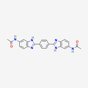 molecular formula C24H20N6O2 B3743984 N-[2-[4-(6-acetamido-1H-benzimidazol-2-yl)phenyl]-3H-benzimidazol-5-yl]acetamide 
