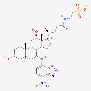 molecular formula C32H47N5O9S B037444 7beta-Nbd-nct CAS No. 124882-57-1