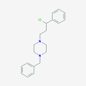 molecular formula C20H25ClN2 B374454 1-Benzyl-4-(3-chloro-3-phenylpropyl)piperazine 