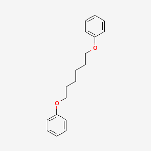 molecular formula C18H22O2 B3744696 Benzene, 1,1'-(1,6-hexanediylbis(oxy))bis- CAS No. 10125-18-5