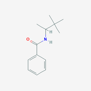molecular formula C13H19NO B3744821 N-(3,3-dimethylbutan-2-yl)benzamide 