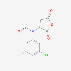 molecular formula C12H9Cl2NO4 B374529 N-(3,5-dichlorophenyl)-N-(2,5-dioxotetrahydrofuran-3-yl)acetamide CAS No. 132689-81-7