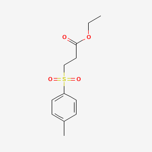 molecular formula C12H16O4S B3745616 Ethyl 3-(4-methylphenyl)sulfonylpropanoate 