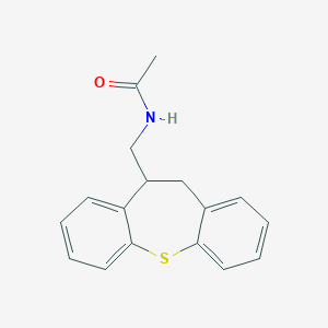 molecular formula C17H17NOS B374562 N-(10,11-dihydrodibenzo[b,f]thiepin-10-ylmethyl)acetamide 