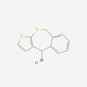 molecular formula C12H10OS2 B374575 4,9-Dihydrothieno[2,3-c][2]benzothiepin-4-ol 