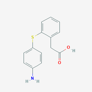 {2-[(4-Aminophenyl)sulfanyl]phenyl}acetic acid