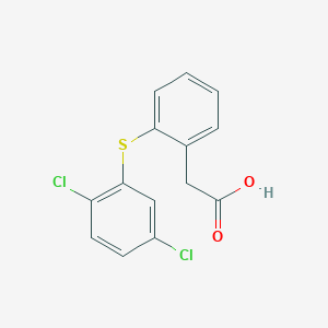 {2-[(2,5-Dichlorophenyl)sulfanyl]phenyl}acetic acid