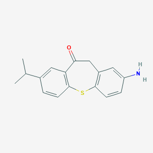 2-amino-8-isopropyldibenzo[b,f]thiepin-10(11H)-one