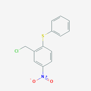 2-(Chloromethyl)-4-nitro-1-(phenylsulfanyl)benzene