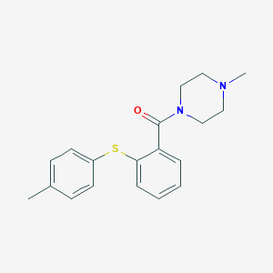 1-Methyl-4-{2-[(4-methylphenyl)sulfanyl]benzoyl}piperazine